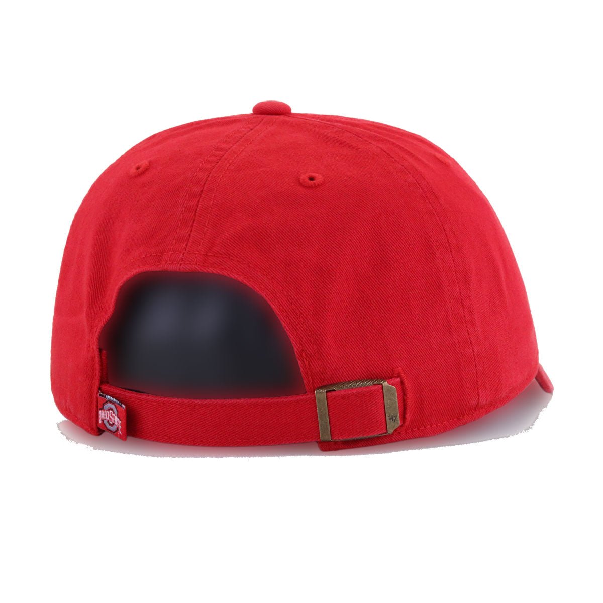 Ohio State University Buckeyes Red 47 Brand Clean Up Dad Hat