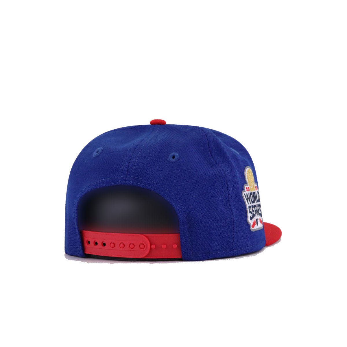 KIDS Chicago Cubs Light Royal Blue Scarlet 2016 World Series New Era K9Fifty Snapback