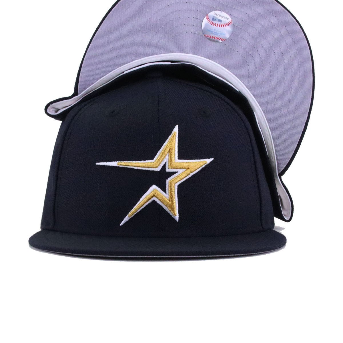 Houston Astros Navy Cooperstown AC New Era 59Fifty Fitted