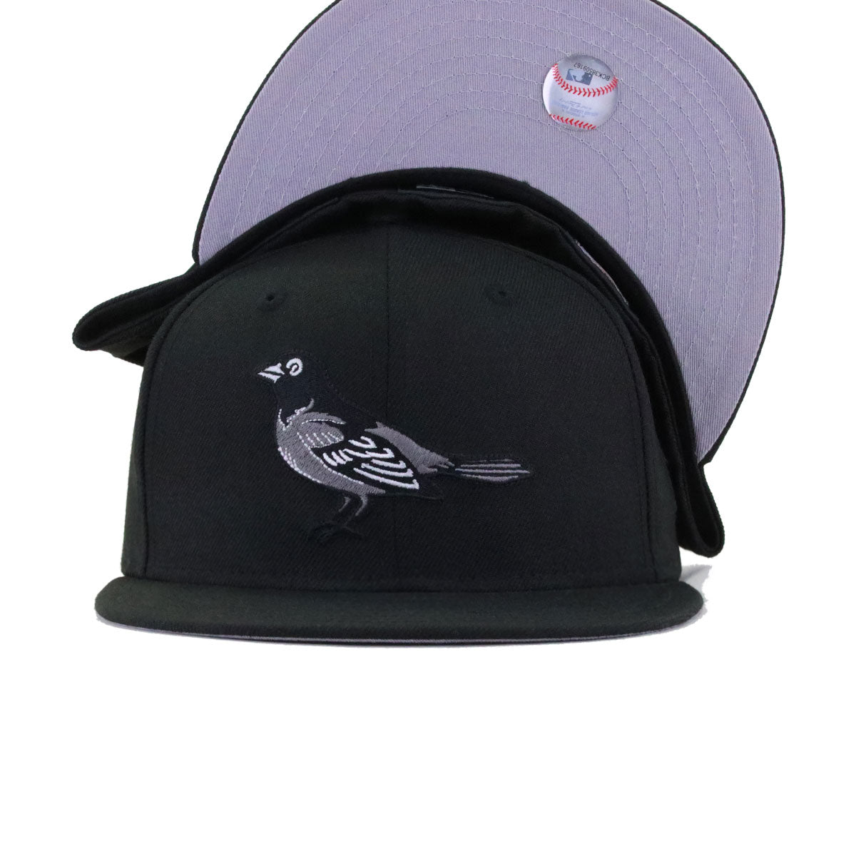 Baltimore Orioles Black Crow New Era 59Fifty Fitted