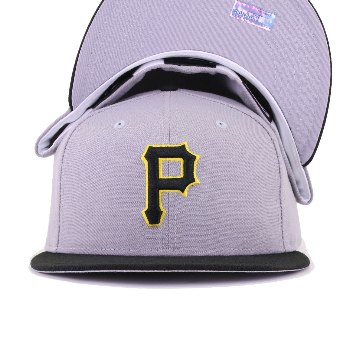 Pittsburgh Pirates Grey Black Cooperstown AC New Era 59Fifty Fitted