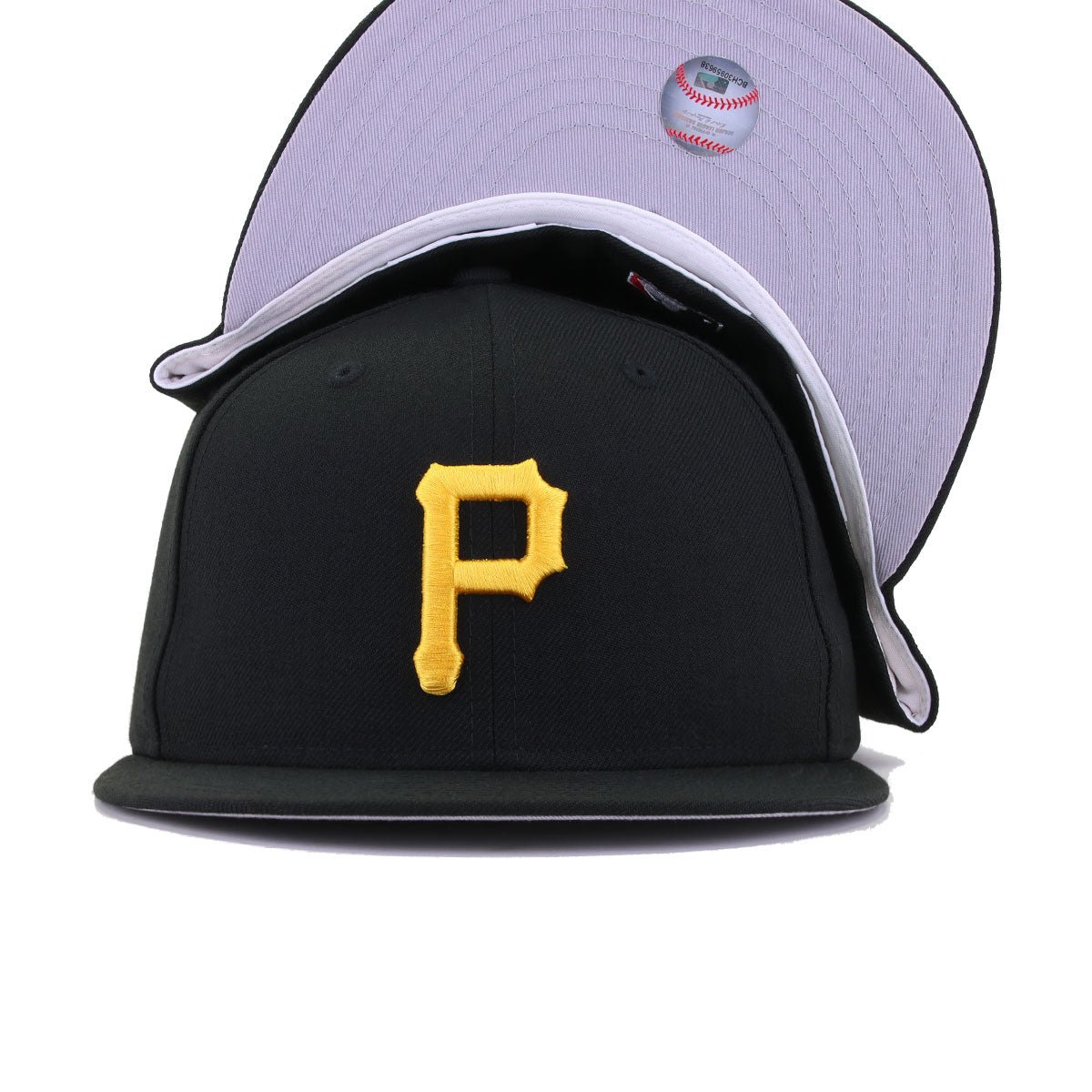 Pittsburgh Pirates Black Cooperstown AC New Era 59Fifty Fitted