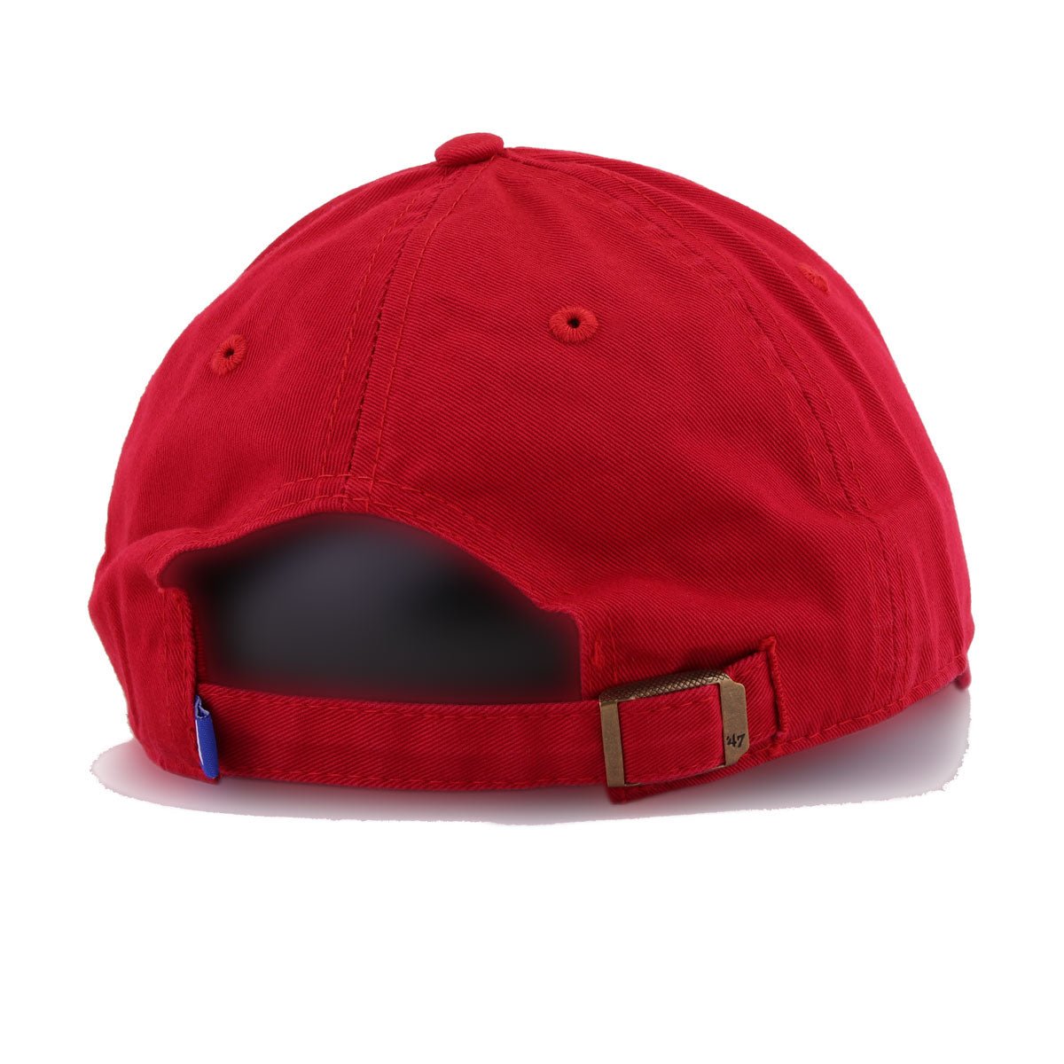 New York Giants Scarlet 47 Brand Clean Up Dad Hat