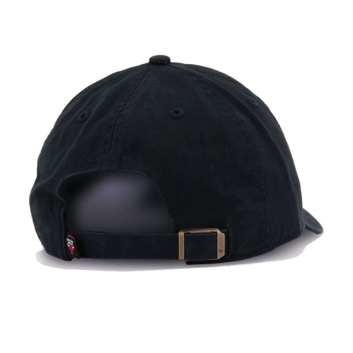 Chicago Bulls Black 47 Brand Clean Up Dad Hat