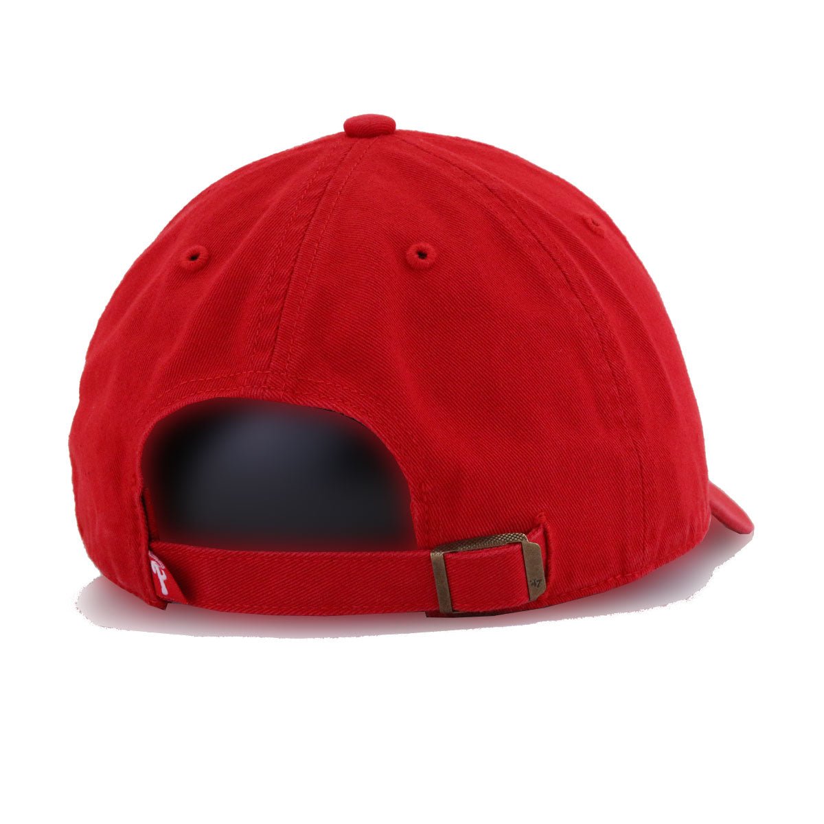 Philadelphia Phillies Scarlet 47 Brand Clean Up Dad Hat