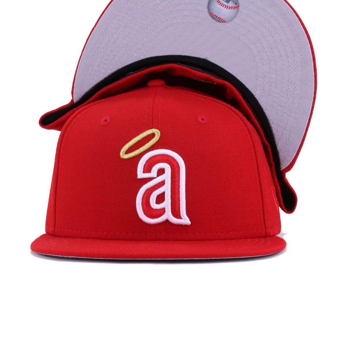 Los Angeles Angels Scarlet 1971 New Era 59Fifty Fitted