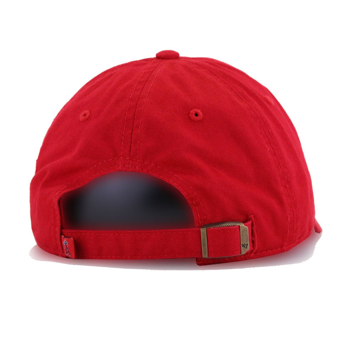 Los Angeles Angels Scarlet 47 Brand Clean Up Dad Hat