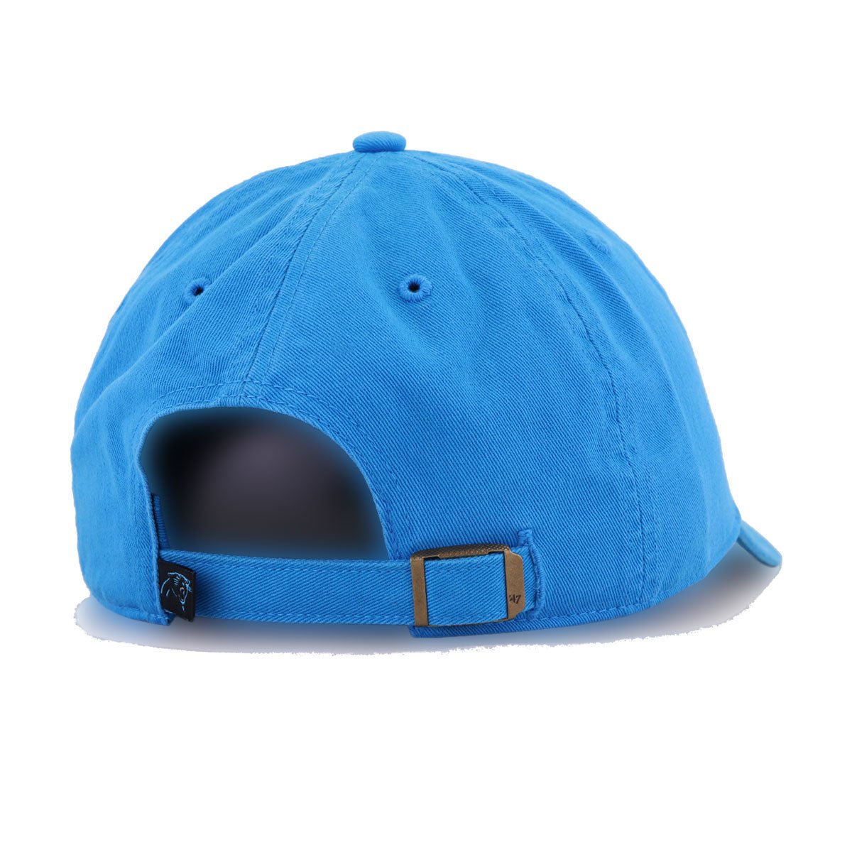 Carolina Panthers Sunwash Blue 47 Brand Clean Up Dad Hat