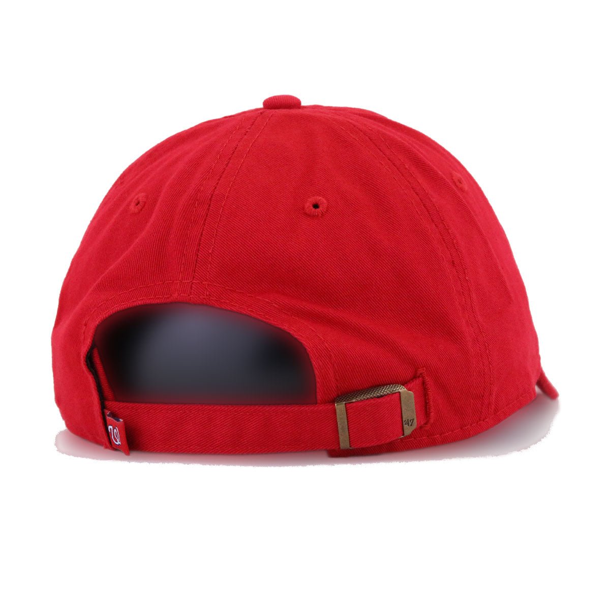 Washington Nationals Scarlet 47 Brand Clean Up Dad Hat