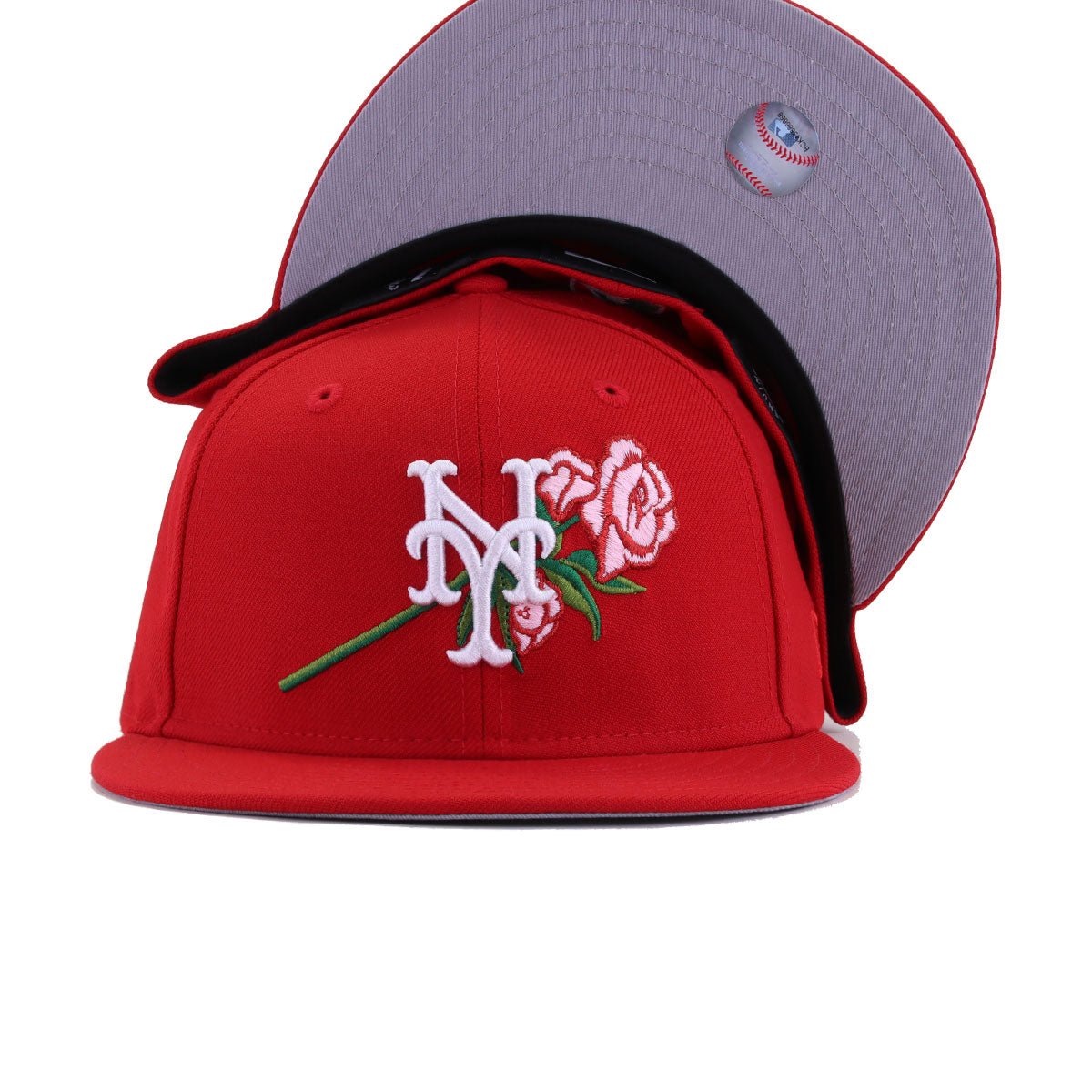 New York Mets Scarlet ROSE New Era 59Fifty Fitted