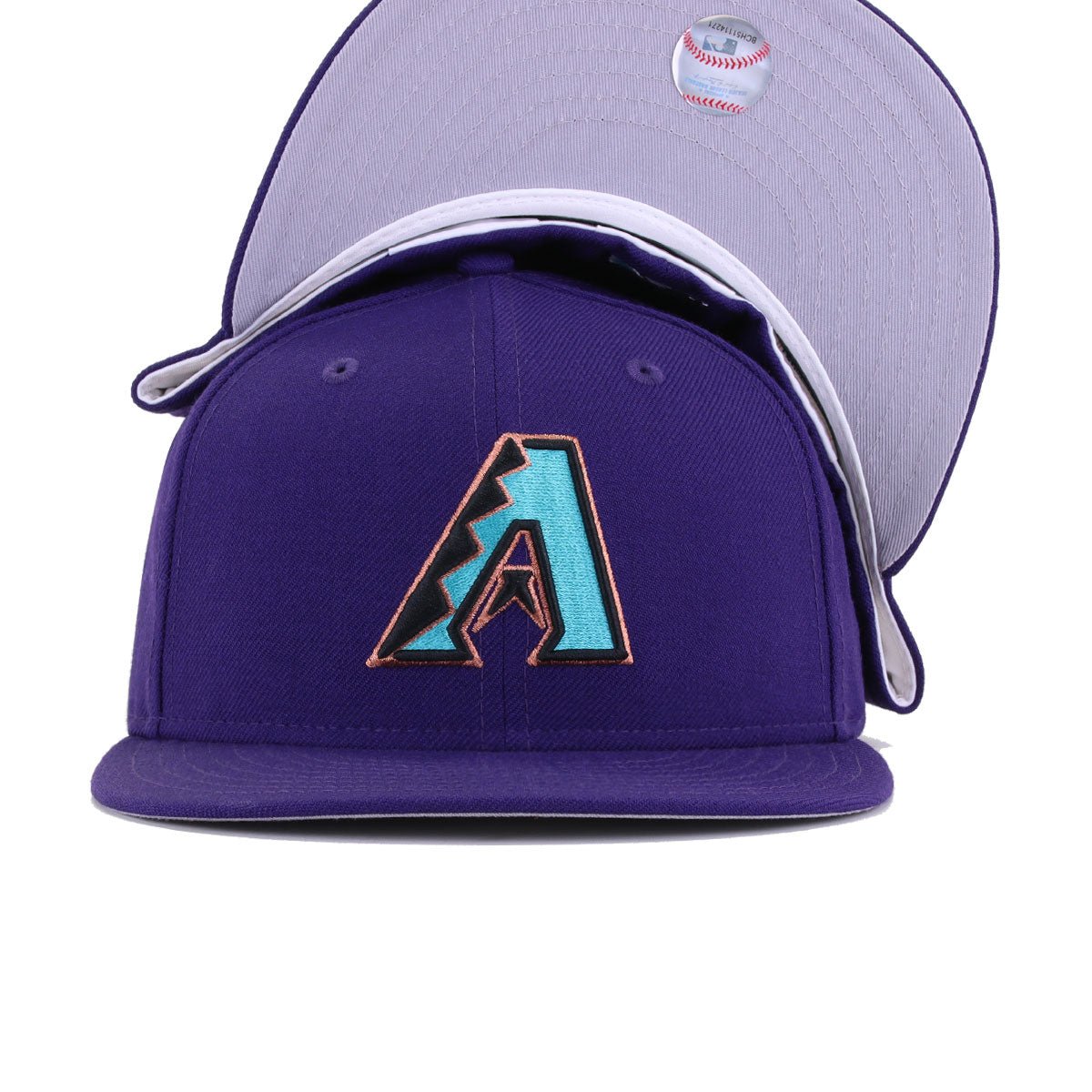 Arizona Diamondbacks Purple Cooperstown AC New Era 59Fifty Fitted
