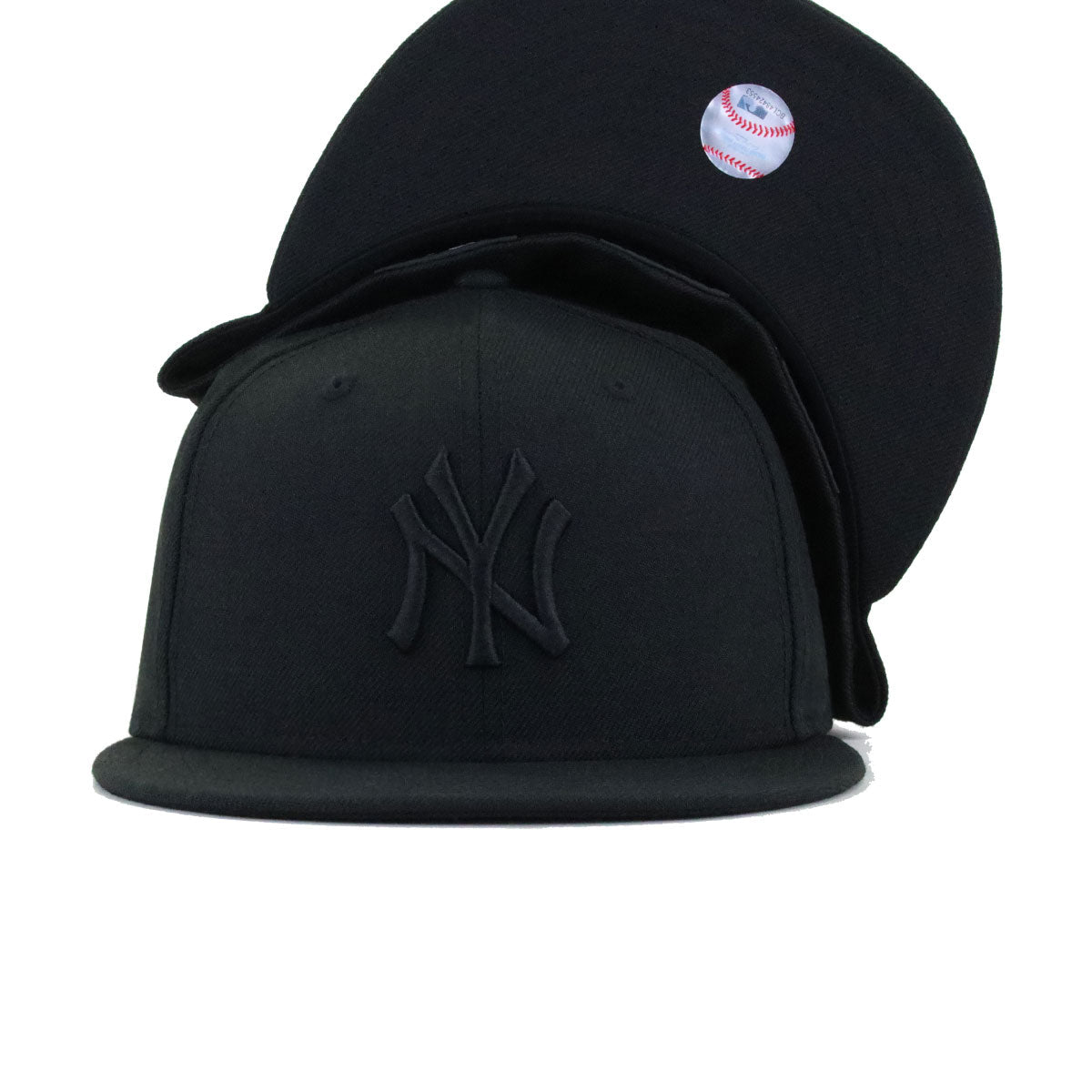 New York Yankees Black TRIPLE BLACK New Era 59Fifty Fitted