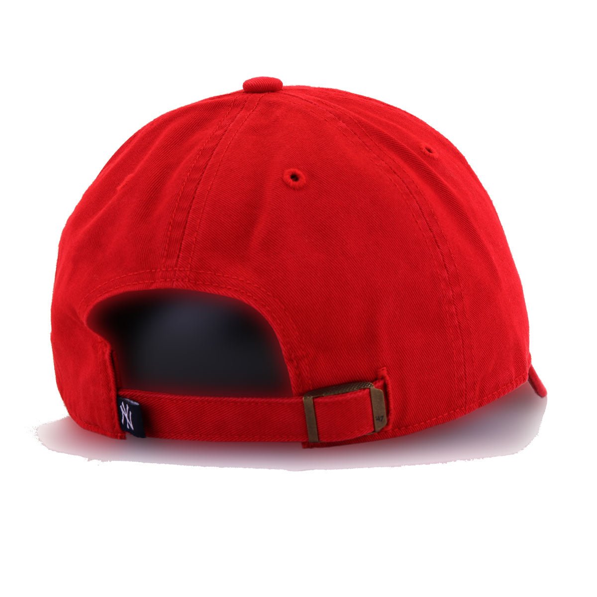New York Yankees Scarlet 47 Brand Clean Up Dad Hat