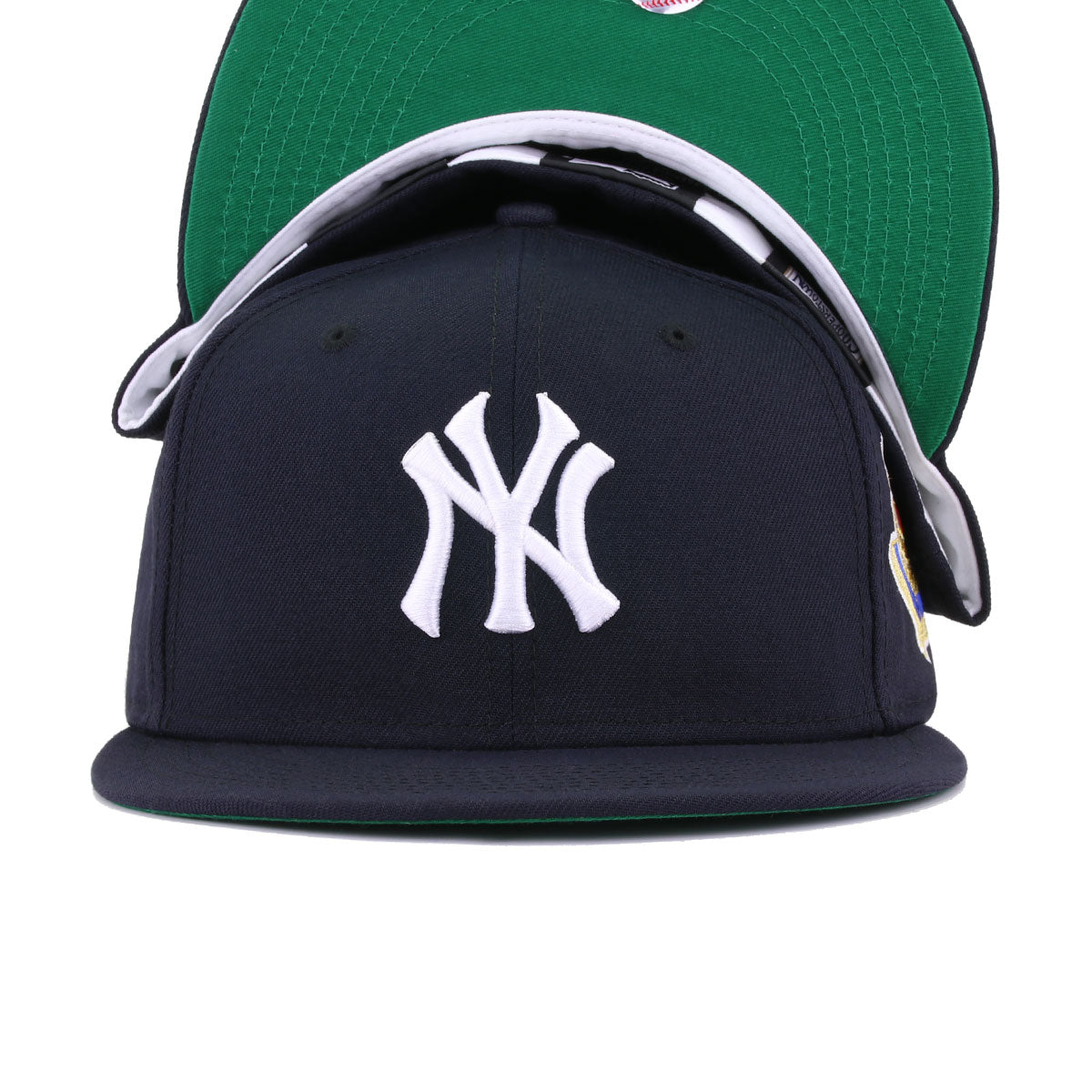 New York Yankees Navy 1956 World Series Cooperstown Green Bottom New Era 59Fifty Fitted