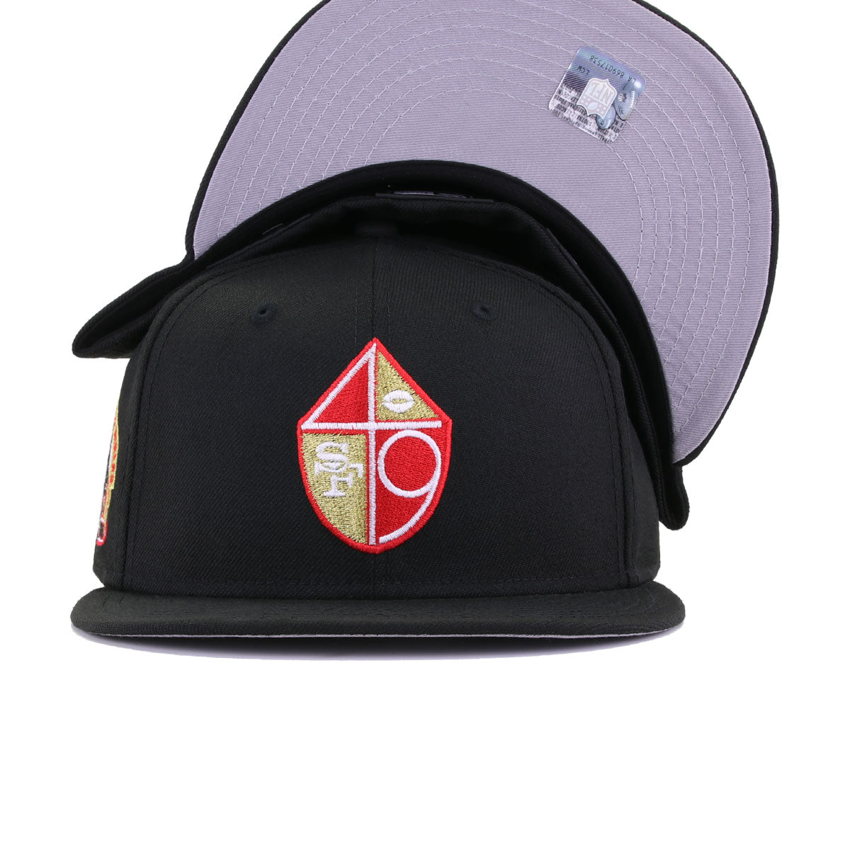 San Francisco 49ers Black 40th Anniversary New Era 59Fifty Fitted