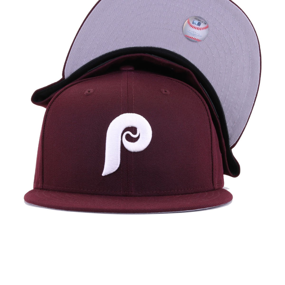 Philadelphia Phillies Maroon New Era 59Fifty Fitted