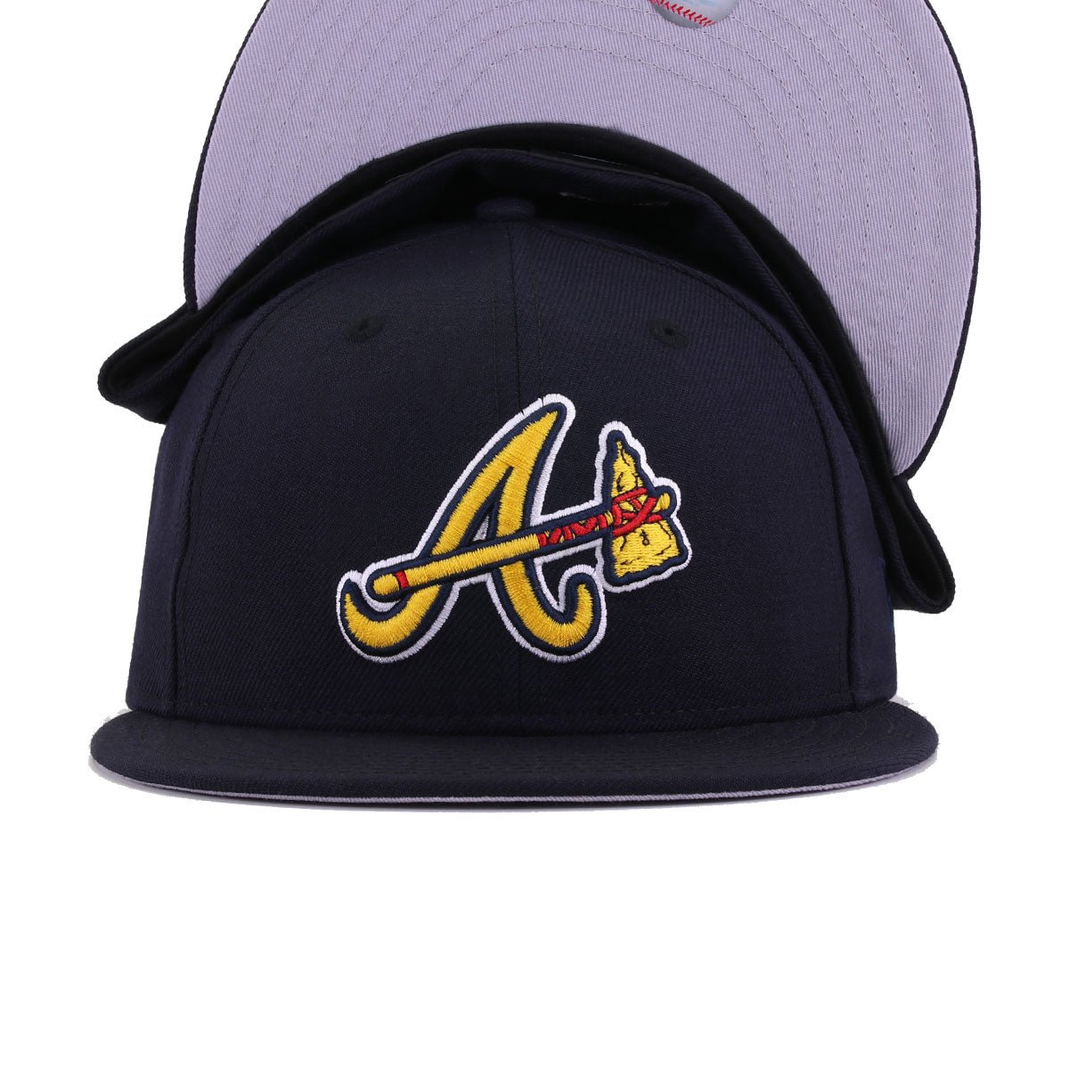 Atlanta Braves Navy RONALD New Era 59Fifty Fitted