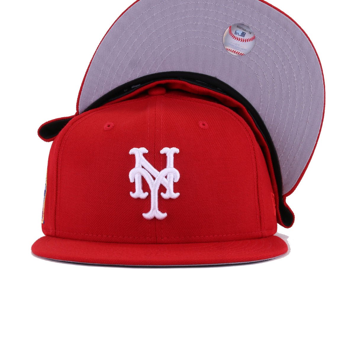 New York Mets x FDNY Scarlet New Era 59Fifty Fitted