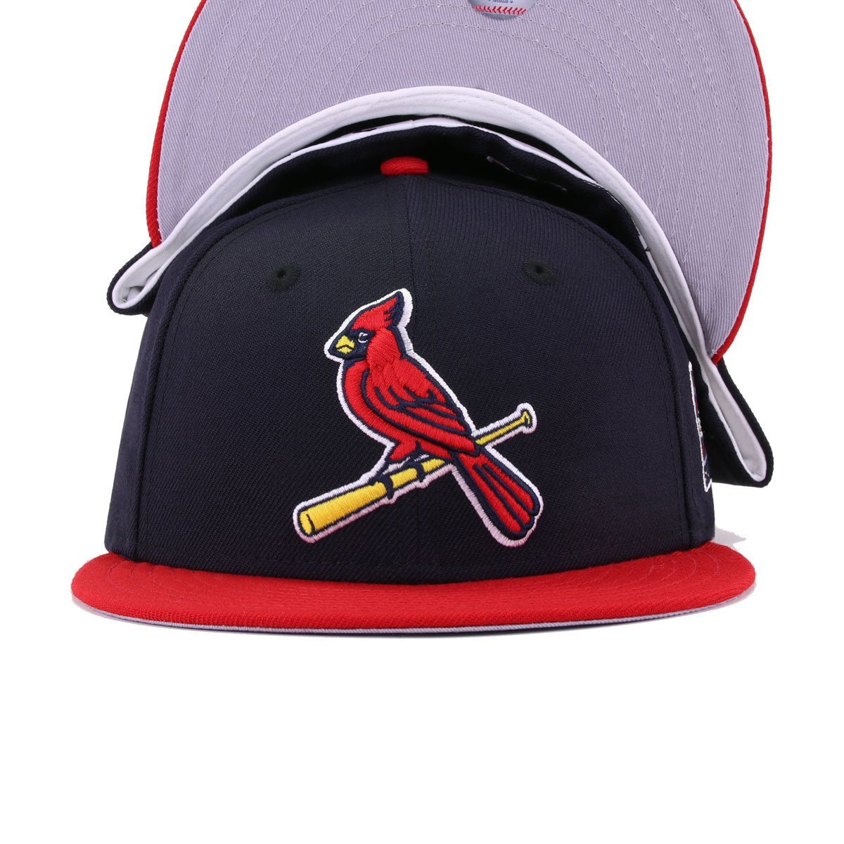 St Louis Cardinals Navy Scarlet 2006 World Series Cooperstown New Era 59Fifty Fitted