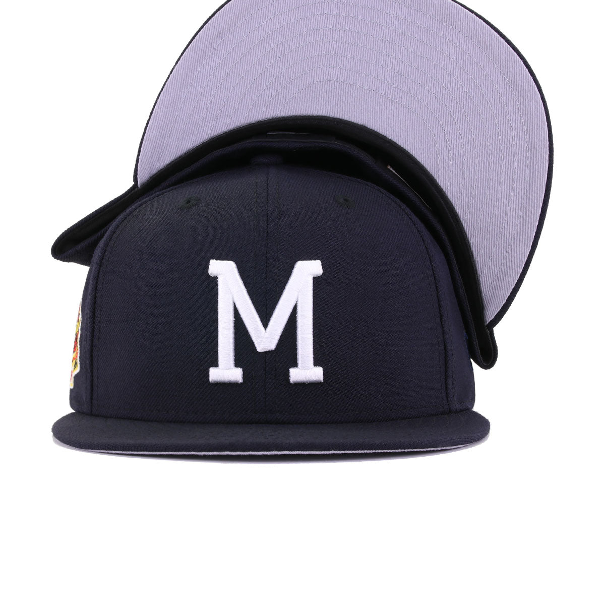 Milwaukee Braves Navy 1957 World Series New Era 59Fifty Fitted