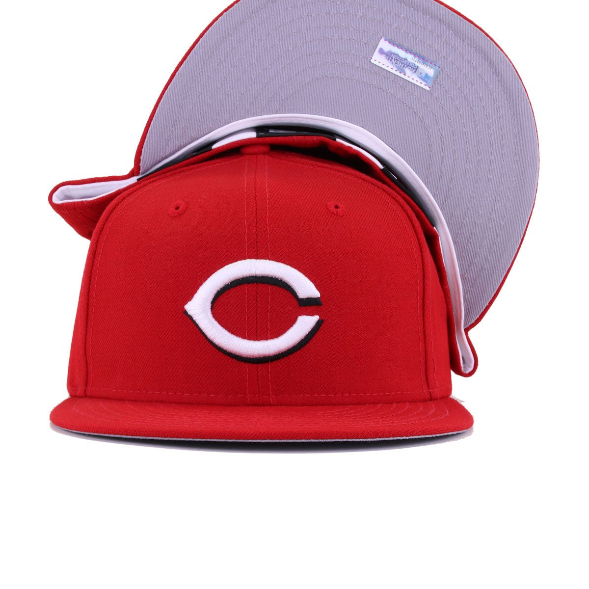 Cincinnati Reds Scarlet Cooperstown AC New Era 59Fifty Fitted