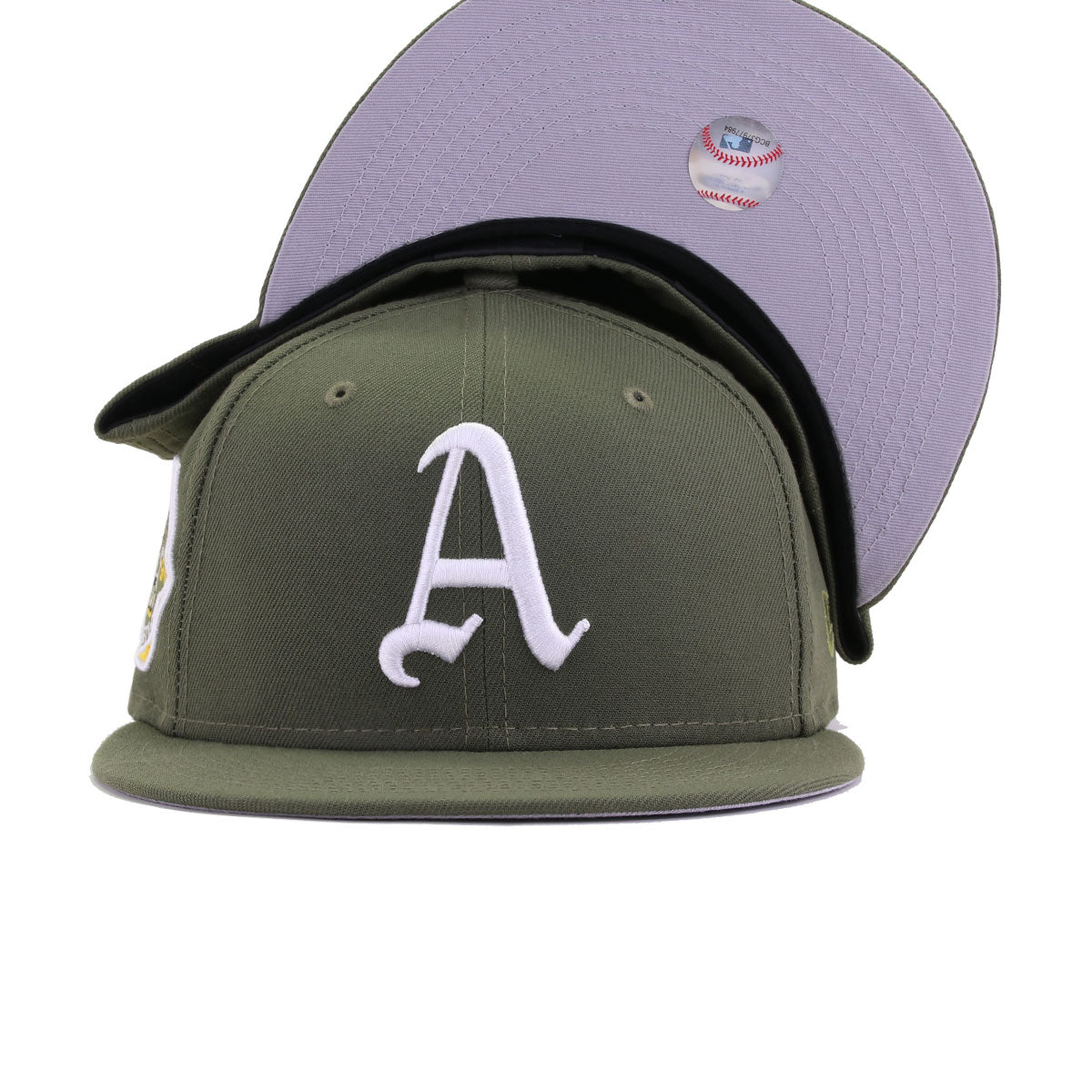 Philadelphia Athletics New Olive 1930 World Series New Era 59Fifty Fitted