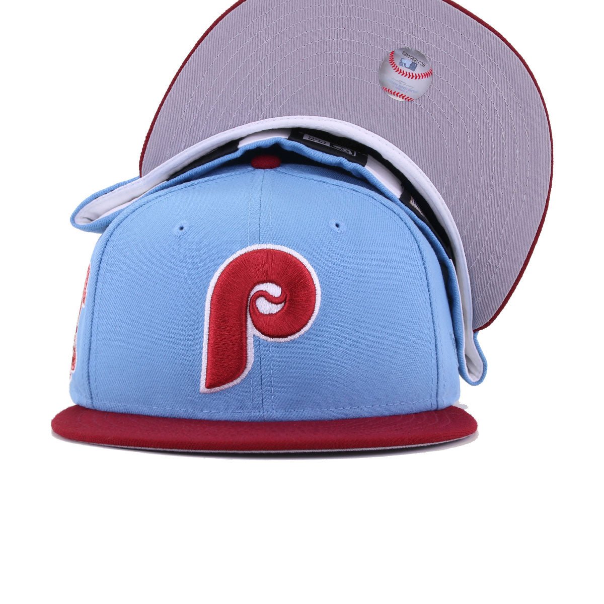 Philadelphia Phillies Sky Blue Cardinal Red 1952 All Star Game New Era 59Fifty Fitted