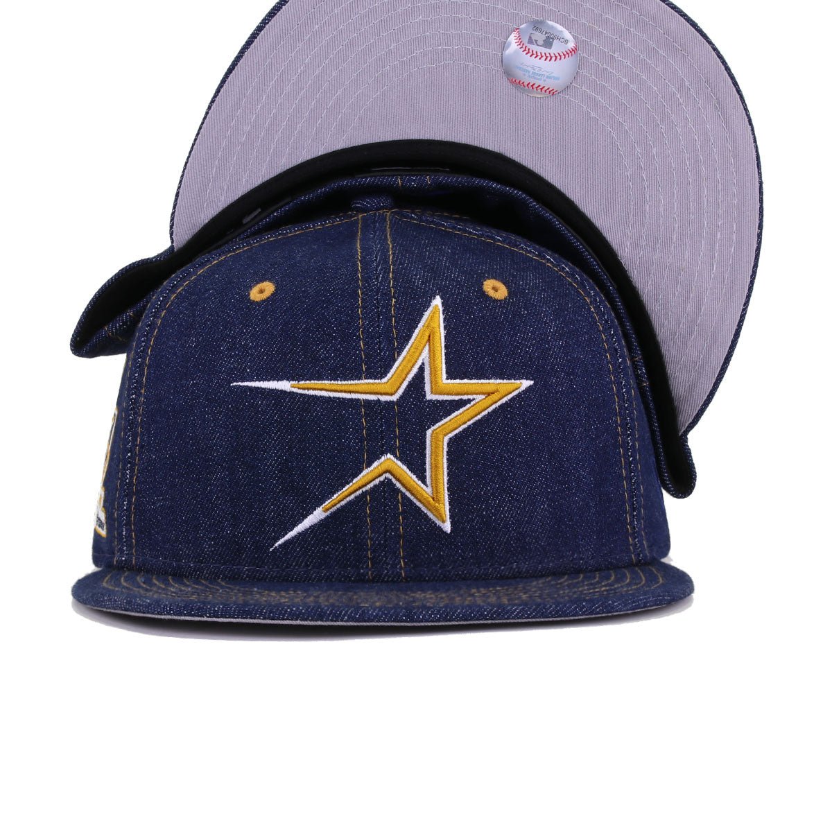 Houston Astros Light Navy Denim 35th Anniversary New Era 59Fifty Fitted