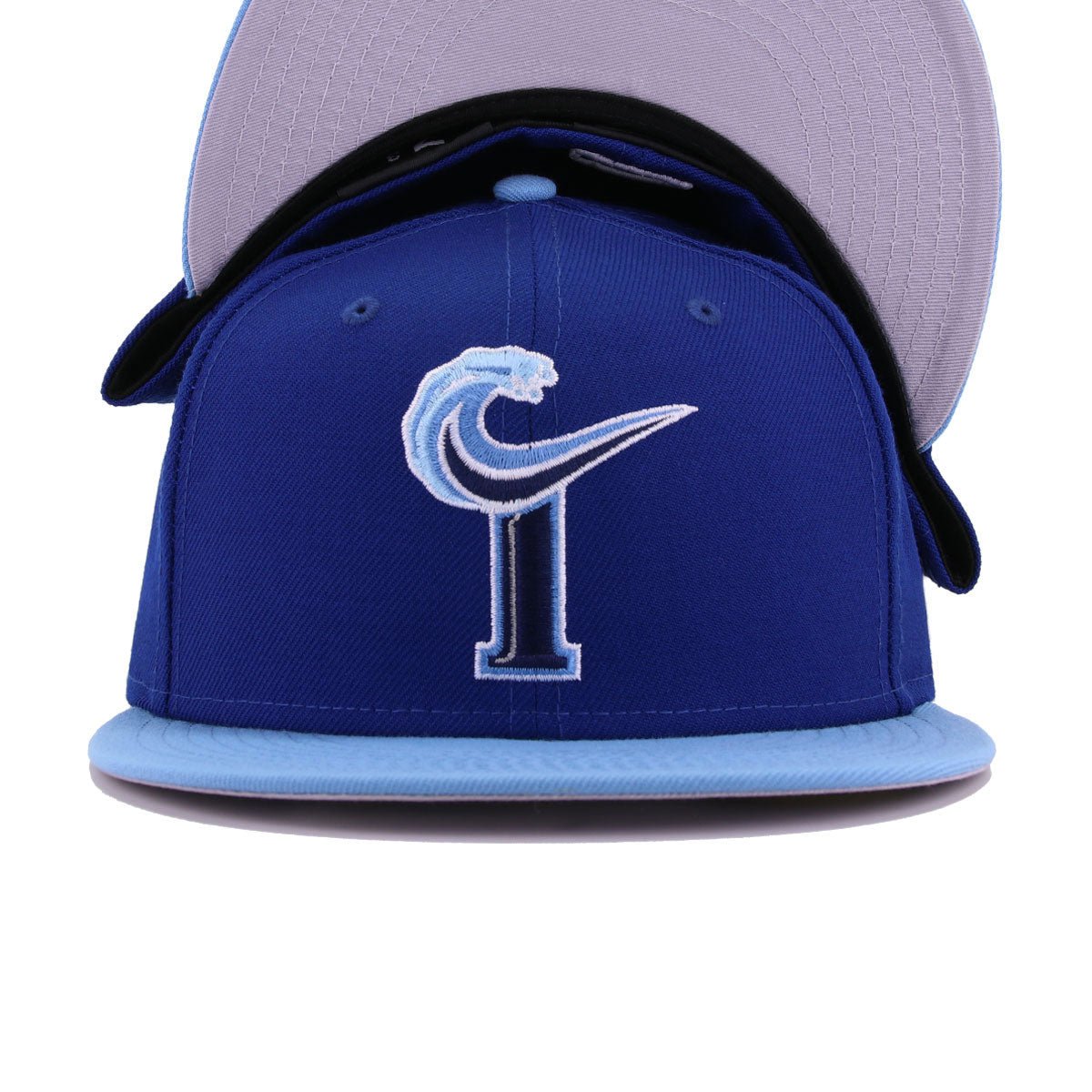 Norfolk Tides Light Royal Blue Sky Blue New Era 59Fifty Fitted