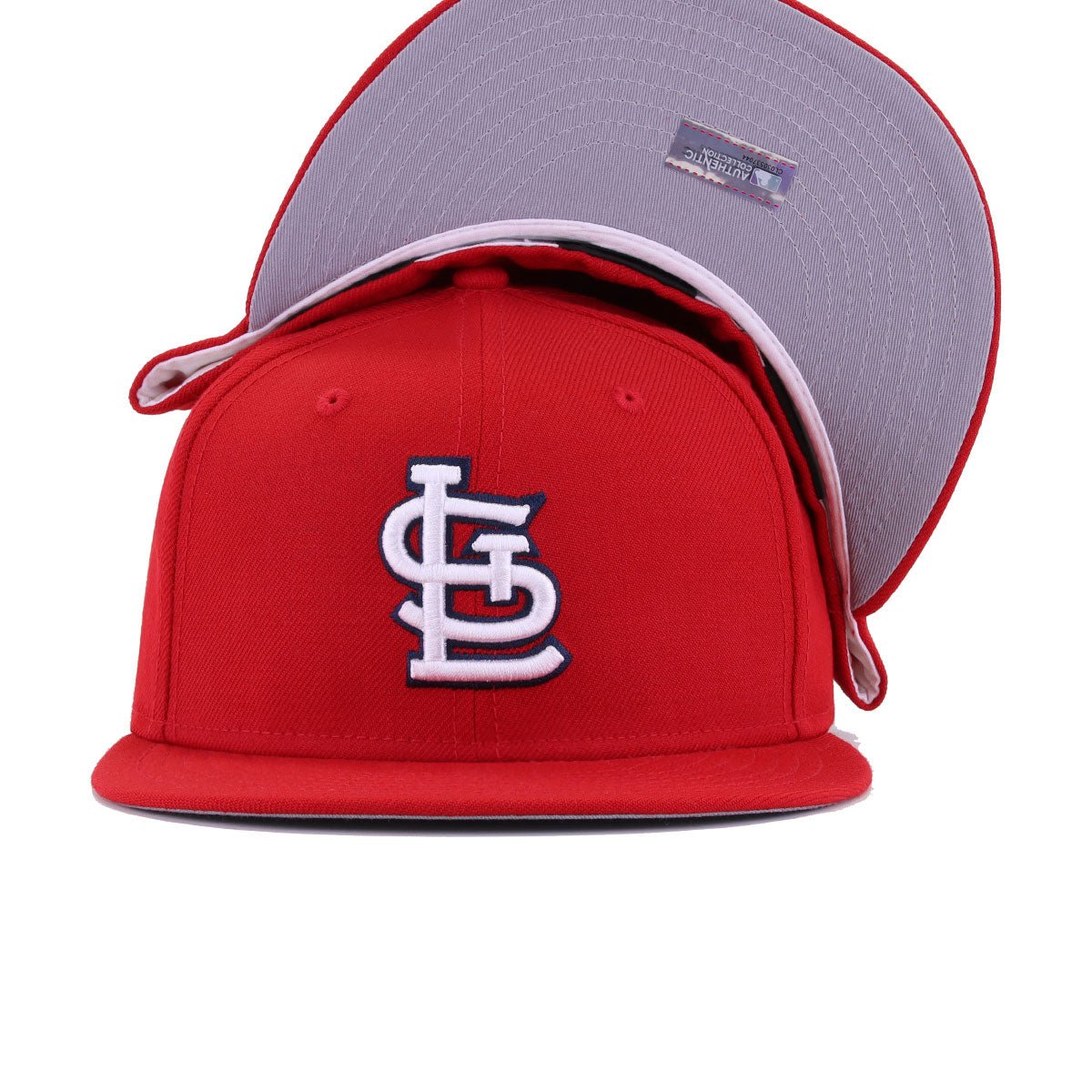 St Louis Cardinals Scarlet Cooperstown AC New Era 59Fifty Fitted