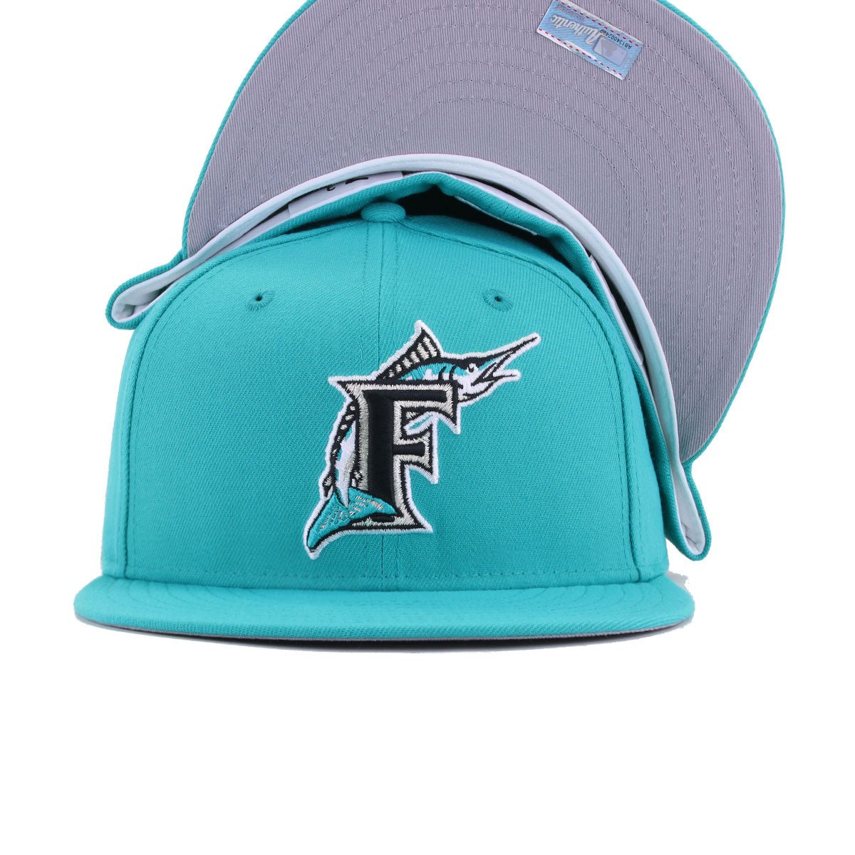 Florida Marlins Teal Cooperstown AC New Era 59Fifty Fitted