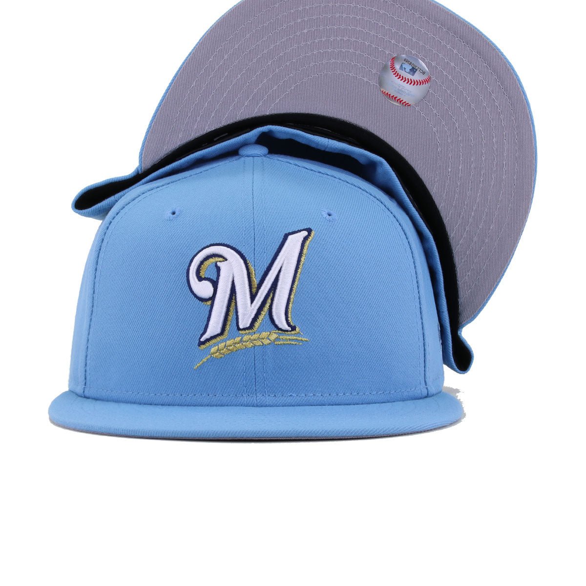 Milwaukee Brewers Sky Blue 2000 New Era 59Fifty Fitted