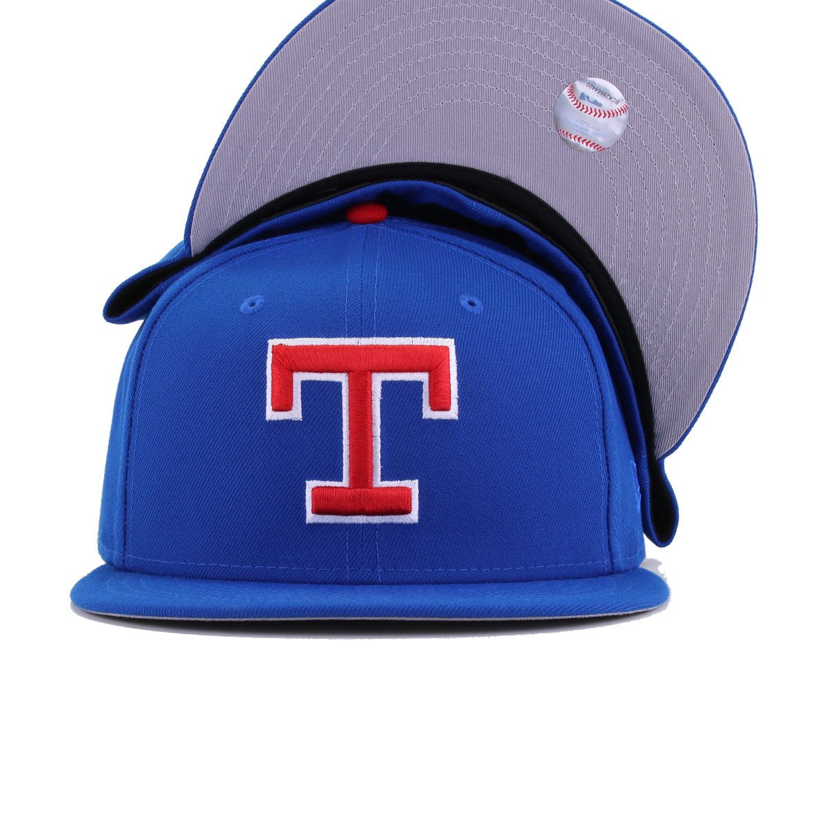 Texas Rangers Blue Azure 1986 New Era 59Fifty Fitted