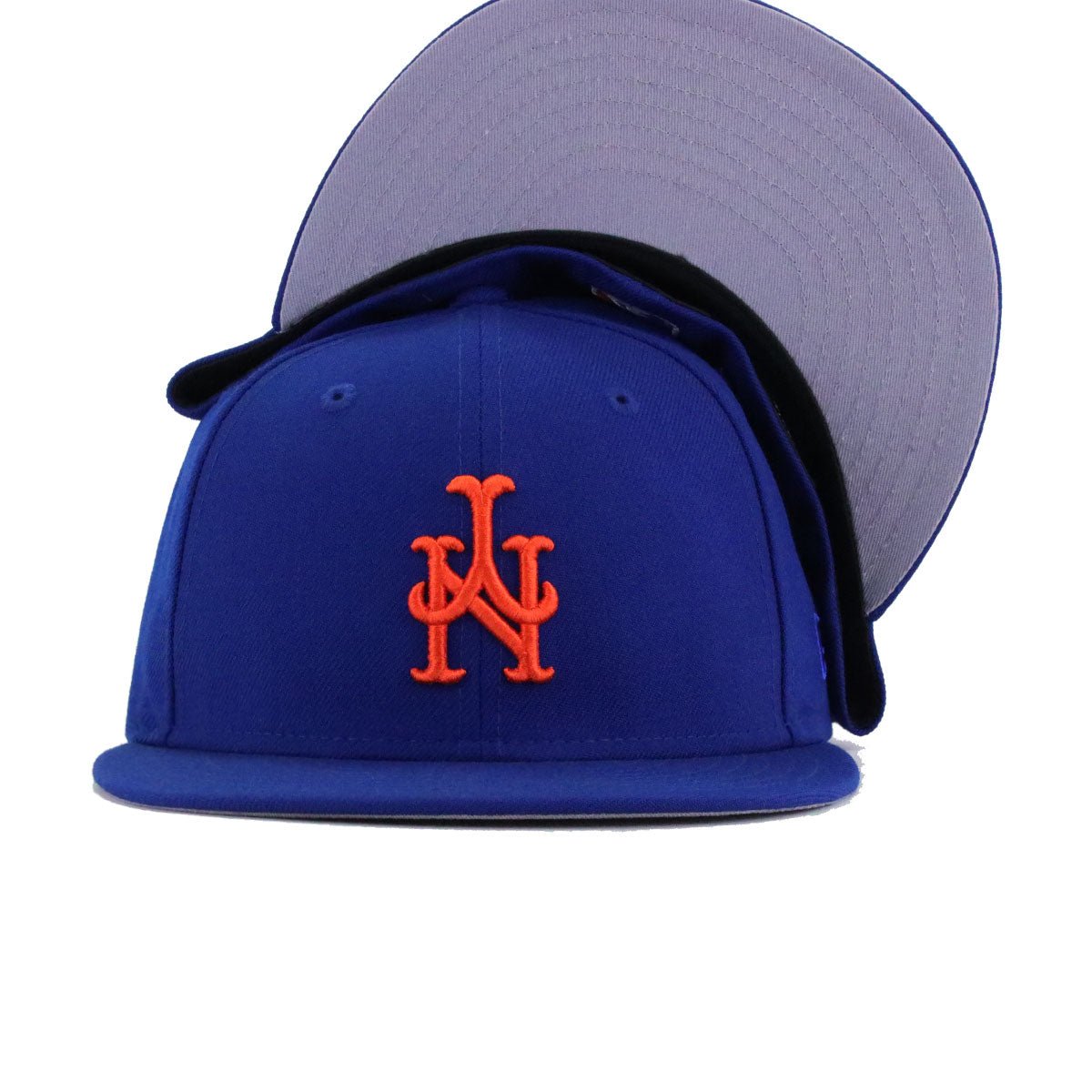 New York Mets Light Royal Blue Upside Down New Era 59Fifty Fitted