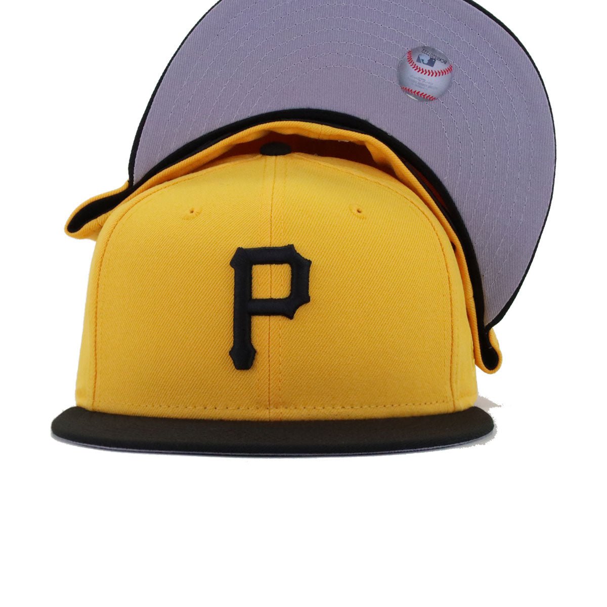 Pittsburgh Pirates A Gold Black New Era 59Fifty Fitted