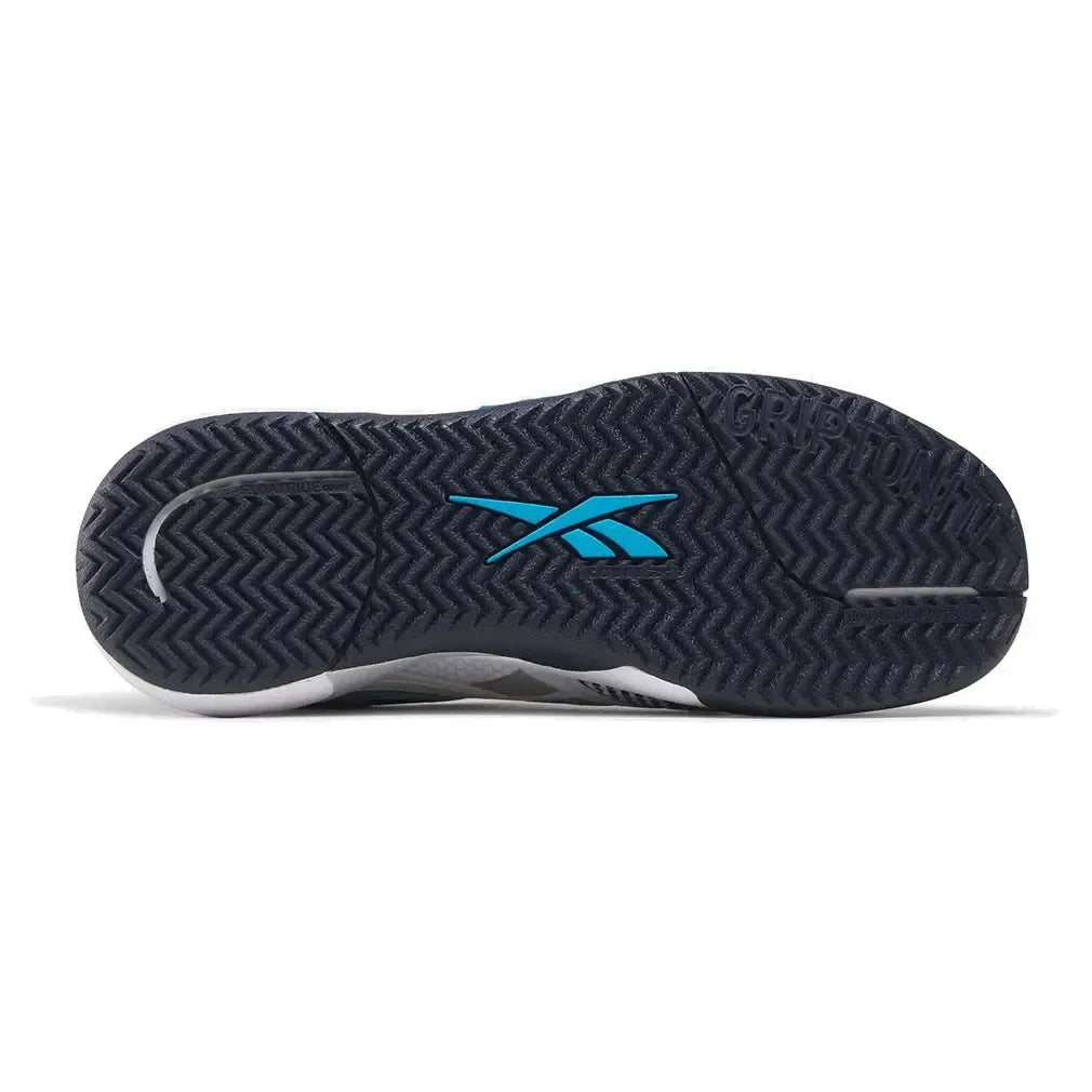 Women's Nano Court Training Shoes White and Vector Navy