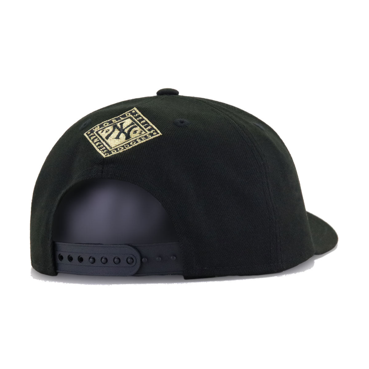 New York Yankees Black Metallic Gold New Era 9Forty A-Frame Snapback