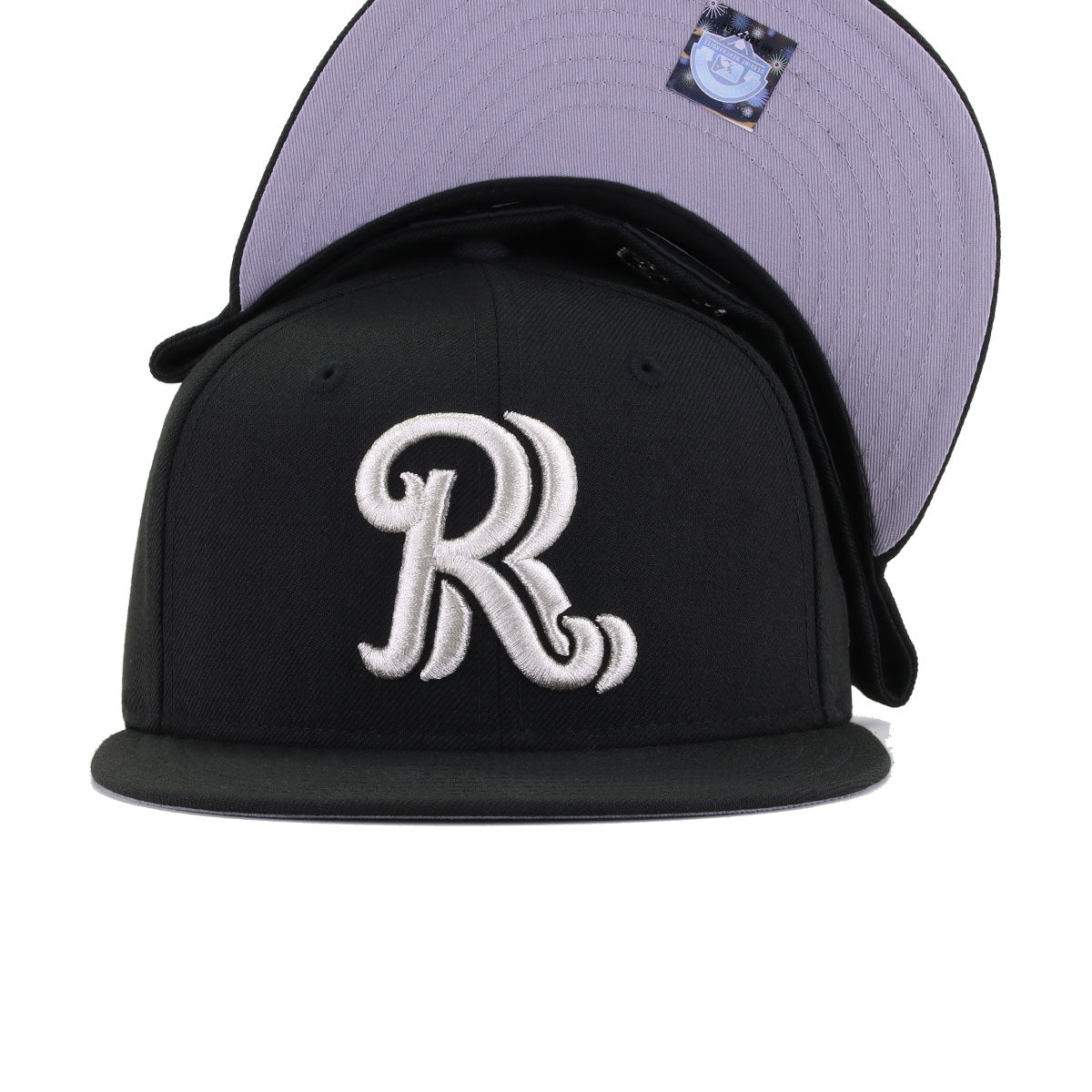 Frisco Rough Riders Black DOUBLE R New Era 59Fifty Fitted