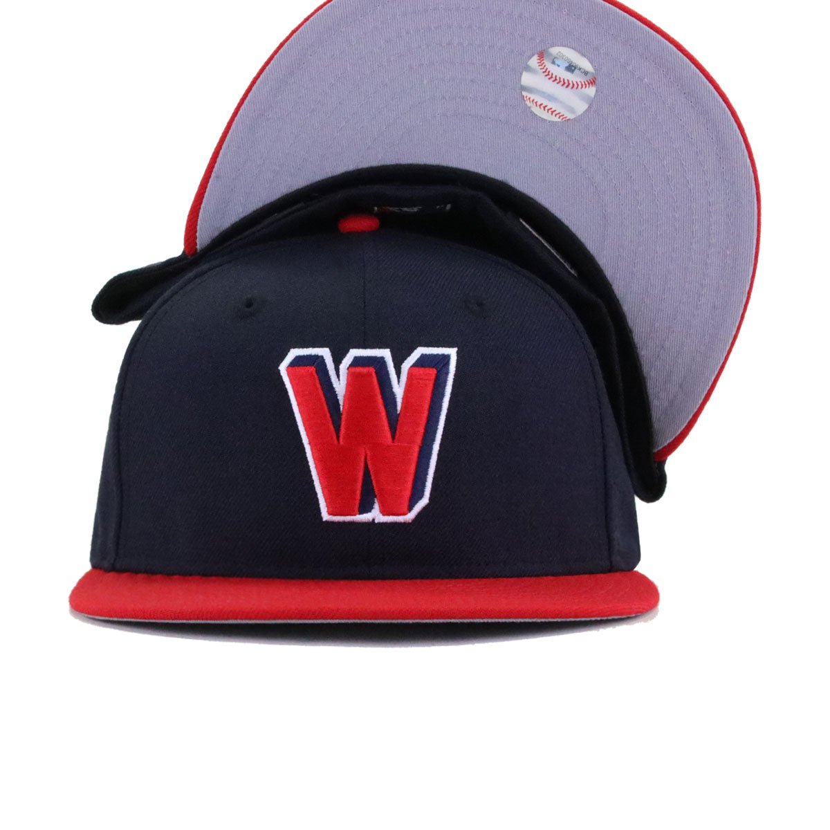 Washington Senators Navy Scarlet 1956 New Era 59Fifty Fitted