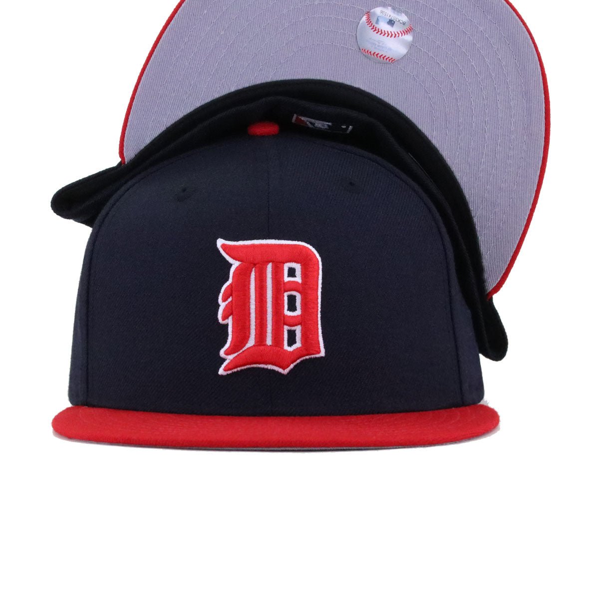 Detroit Tigers Navy Scarlet 2006 New Era 59Fifty Fitted