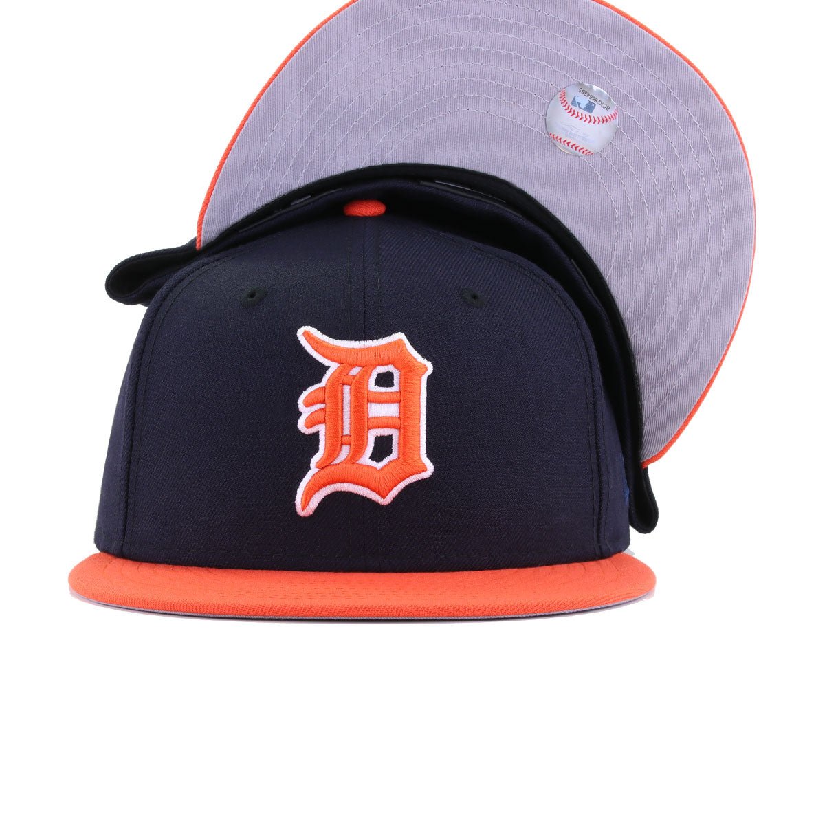 Detroit Tigers Navy Orange 1972 New Era 59Fifty Fitted