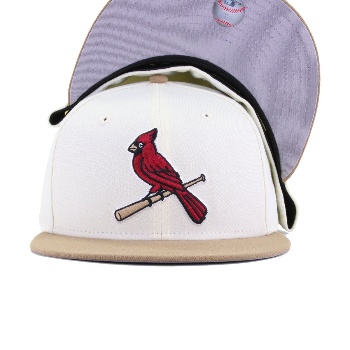 St Louis Cardinals Chrome Khaki PBJ New Era 59Fifty Fitted