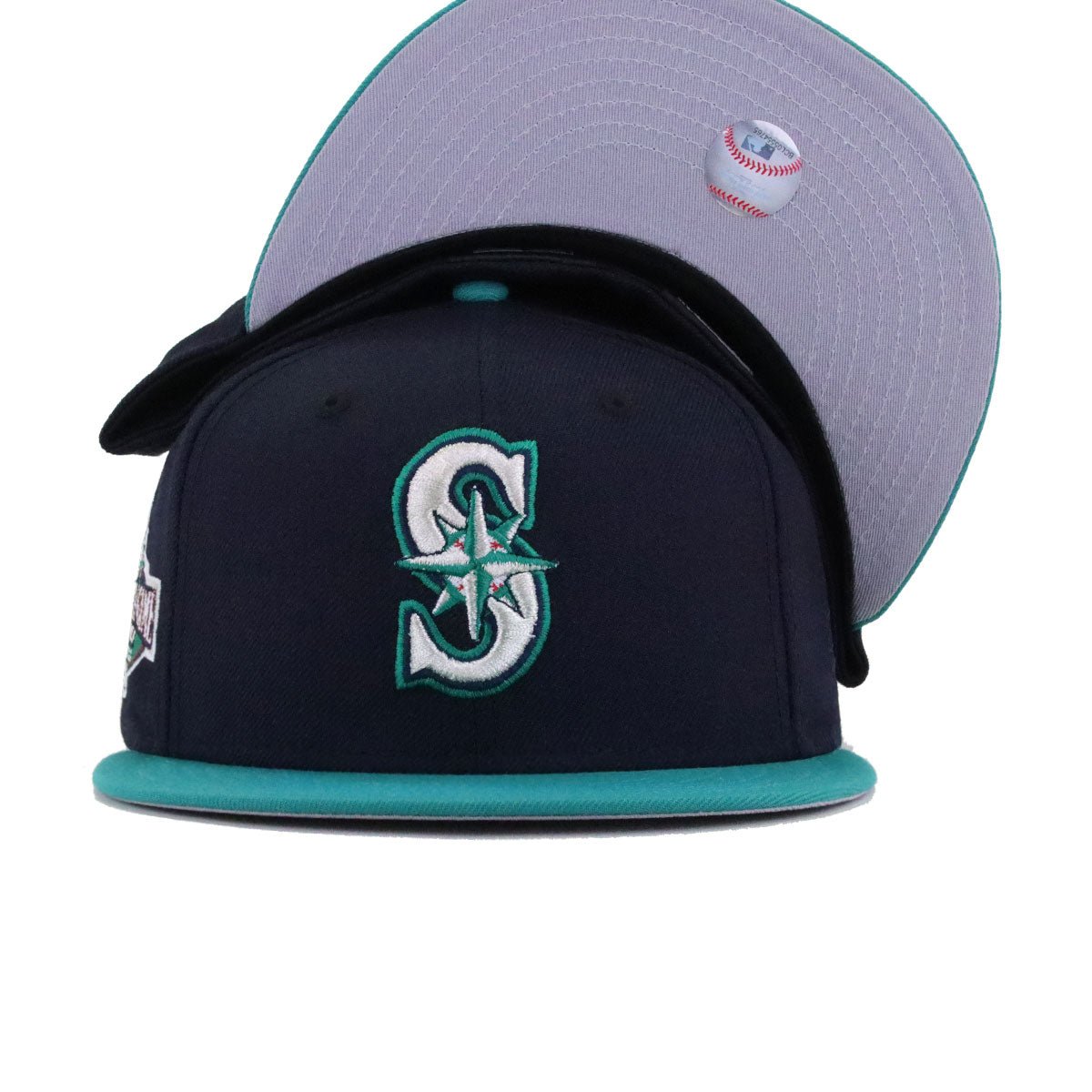 Seattle Mariners Navy Northwest Green 2001 All Star Game New Era 59Fifty Fitted