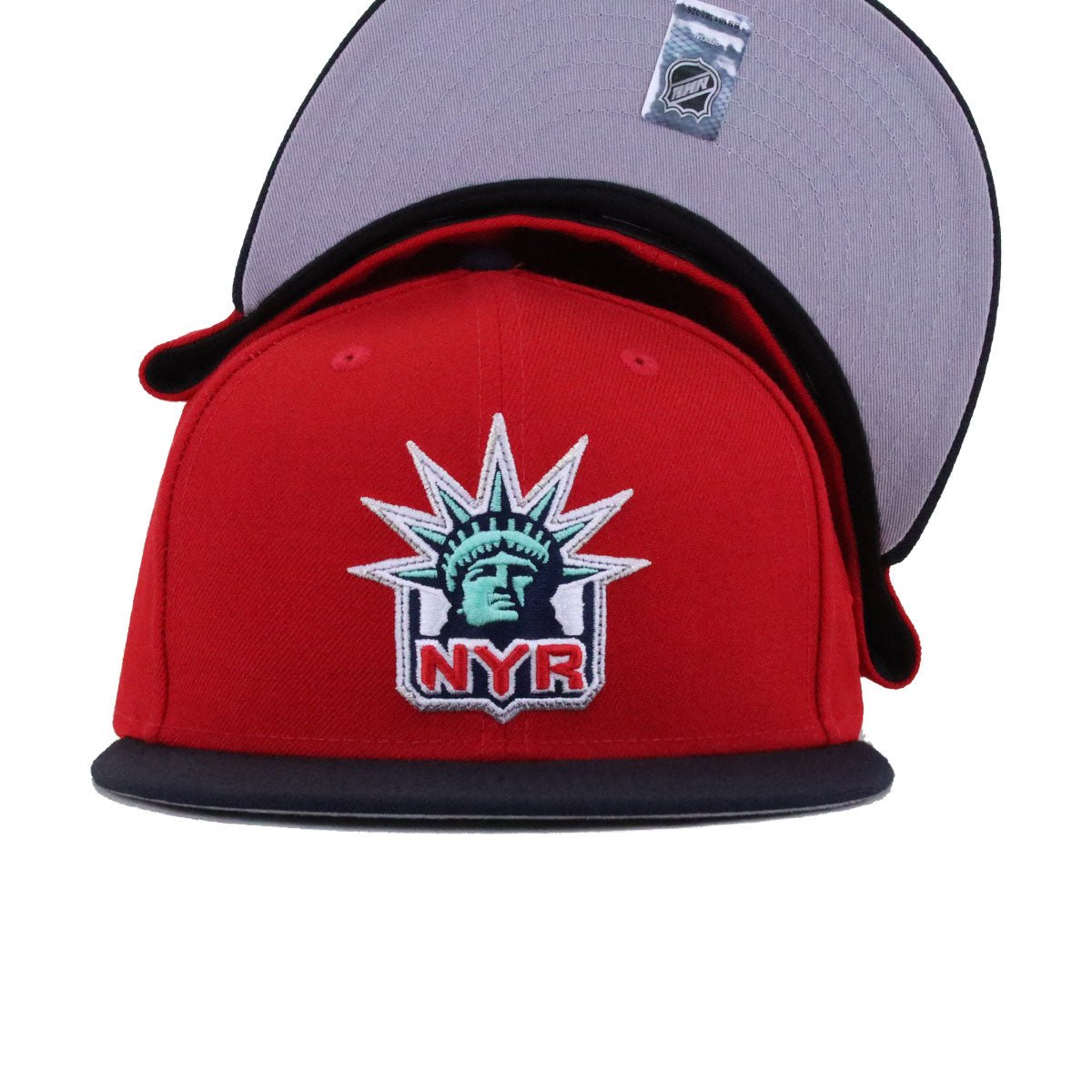 New York Rangers Scarlet Navy 1996 New Era 59Fifty Fitted