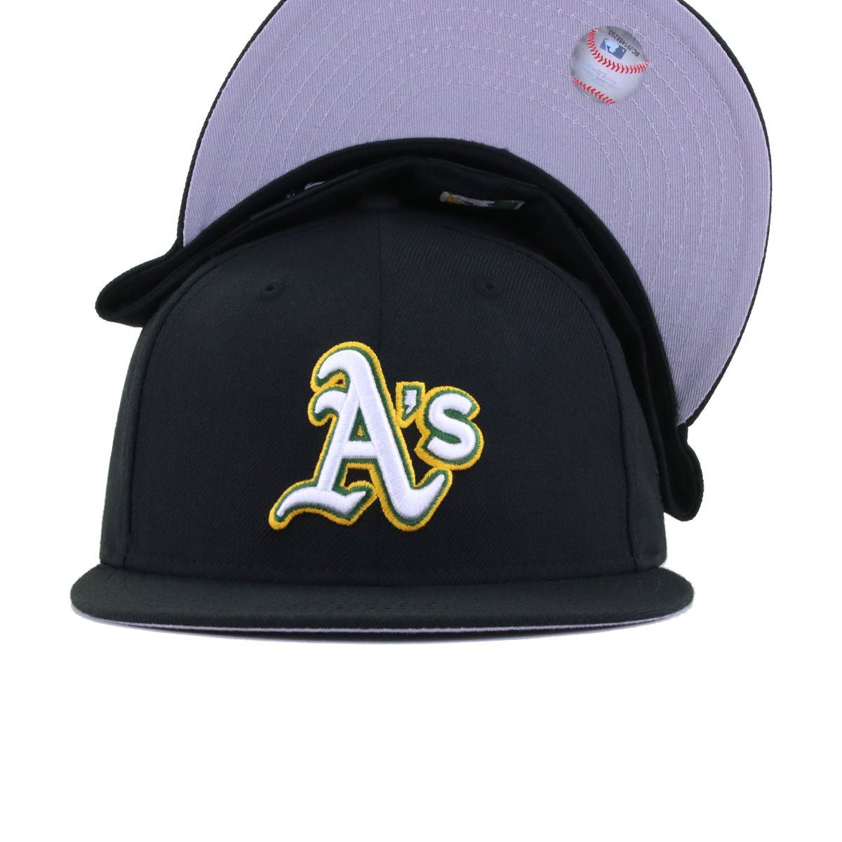 Oakland Athletics Black 2008 New Era 59Fifty Fitted