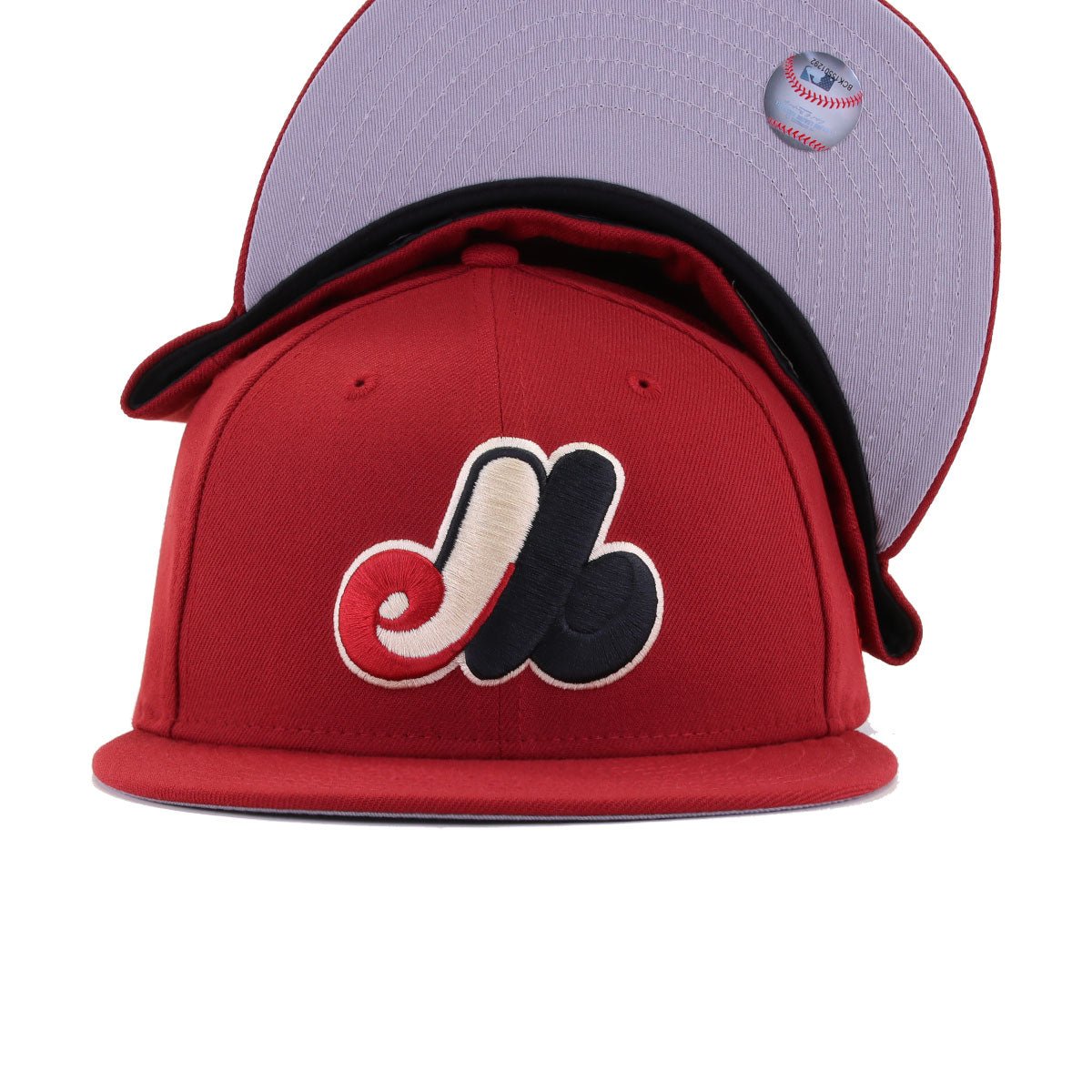 Montreal Expos H Red New Era 59Fifty Fitted