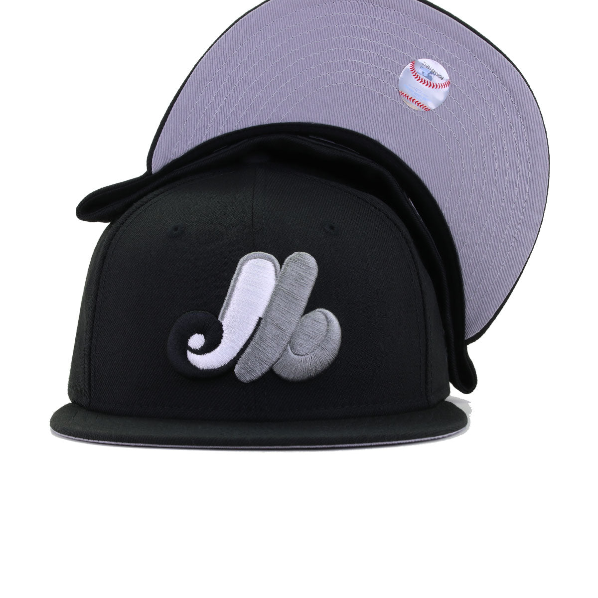 Montreal Expos Black Misty Morning New Era 59Fifty Fitted