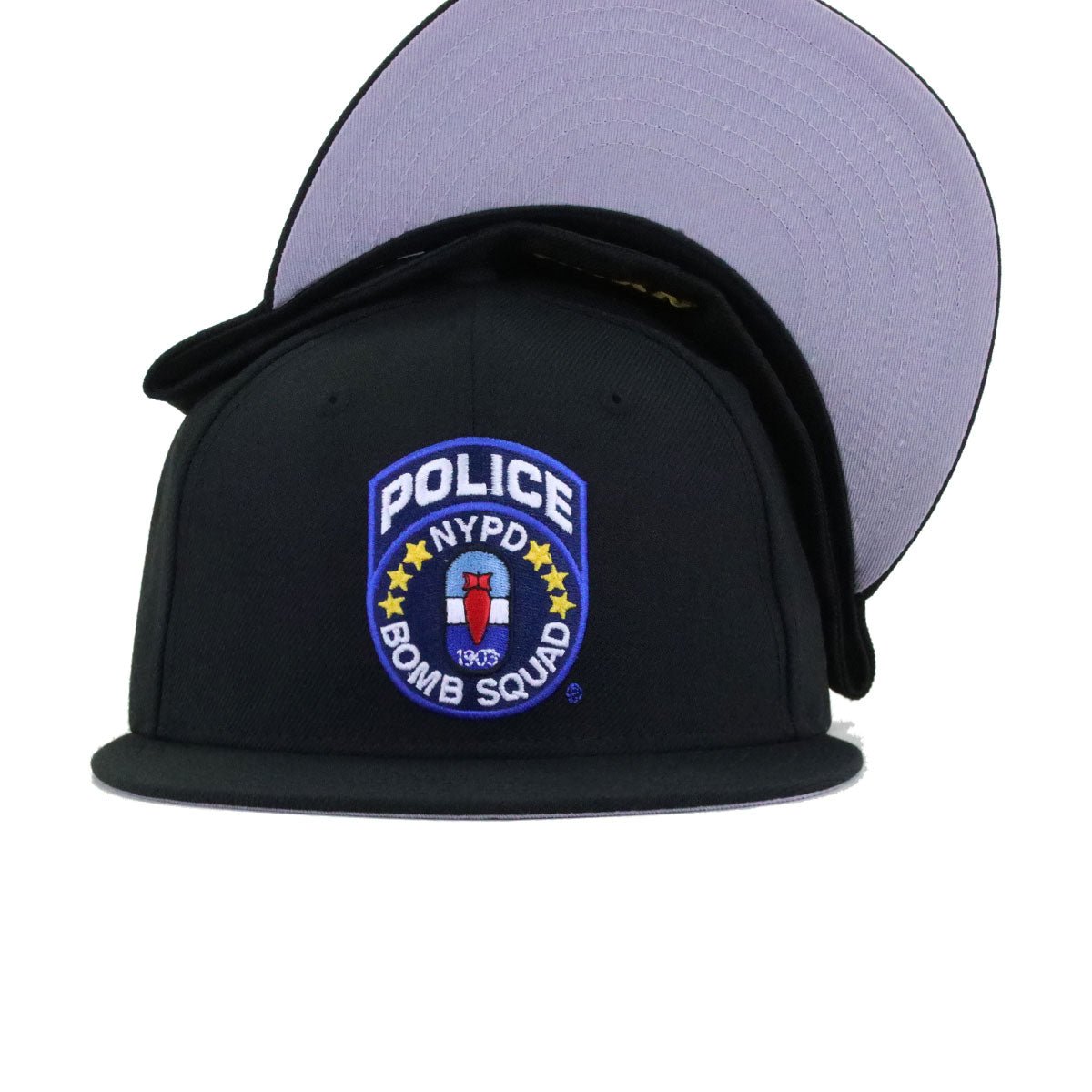 NYPD Black New York Police Department Bomb Squad New Era 59Fifty Fitted