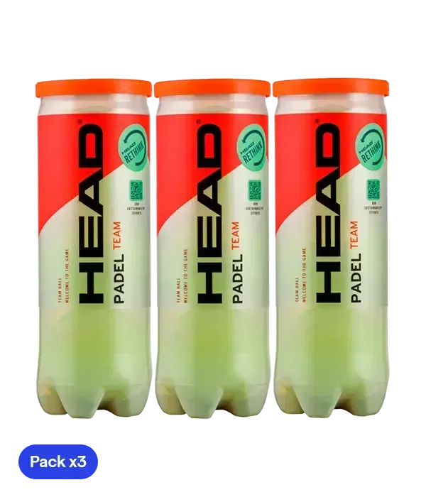 Balls HEAD Padel Team (Pack x3)