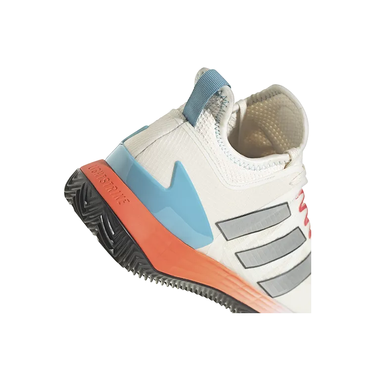 Padel Shoes Adidas adizero Ubersonic 4 M Clay Blanco/Naranja